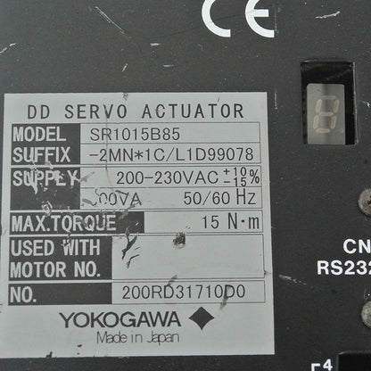 YOKOGAWA SR1015B85 Servo