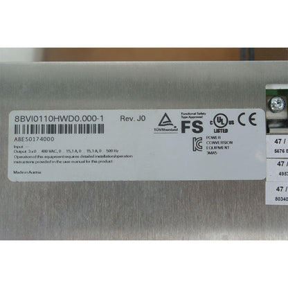 B&R 8BVI0110HWD0.000-1 Servo Drive