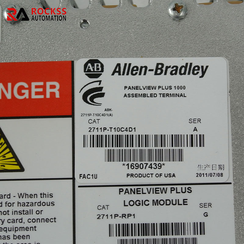 Allen Bradley 2711P-T10C4D1 Touch Panel