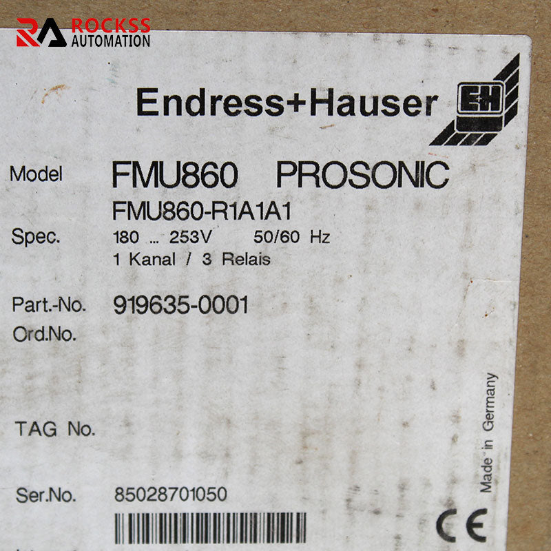ENDRESS+HAUSER FMU860-R1A1A1 Transmitter