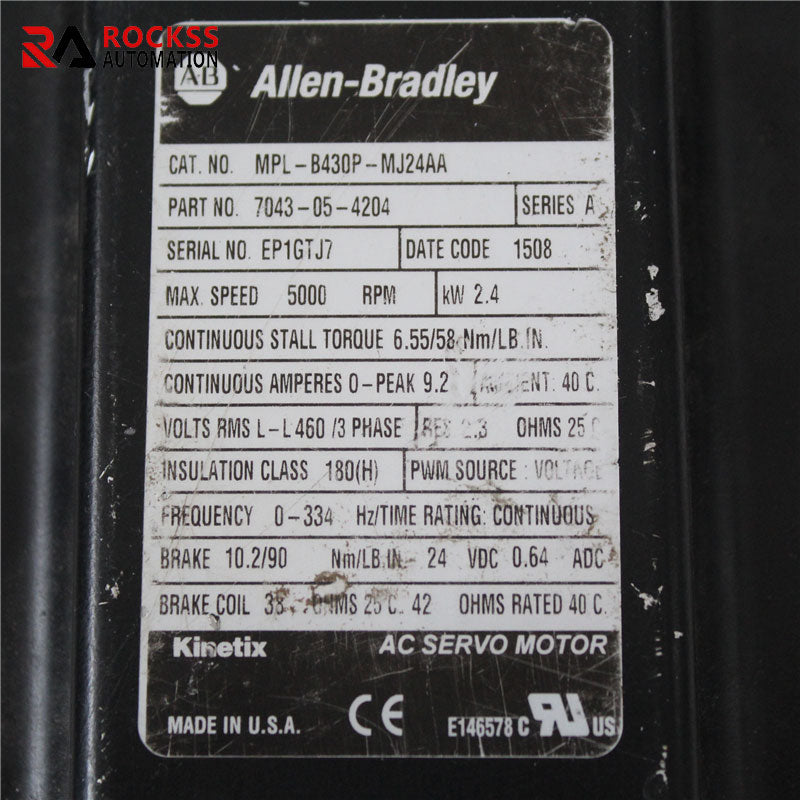 Allen Bradley MPL-B430P-MJ24AA Servo Motor