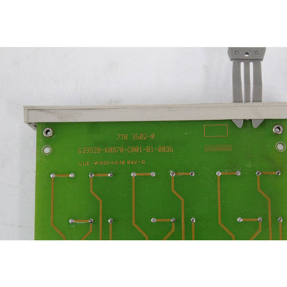 SIEMENS 7TR3502-2 G33928-K0978-C001-B1-0036 Board