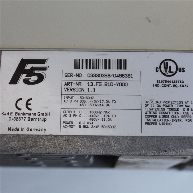KEB 13.F5.B1D-Y000 Frequency Converter