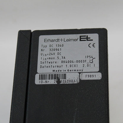 Erhardt+Leimer DC 1340  Correction Controller 24V DC 7.5A