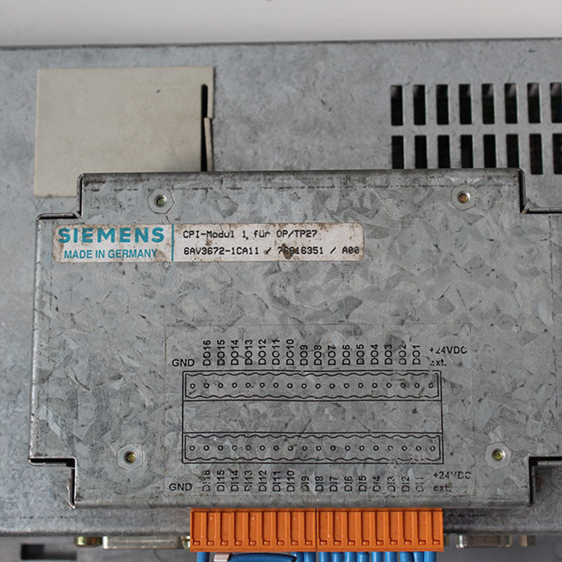 SIEMENS 6AV3627-1JK00-0AX0 SIMATIC OP27 Operator Panel