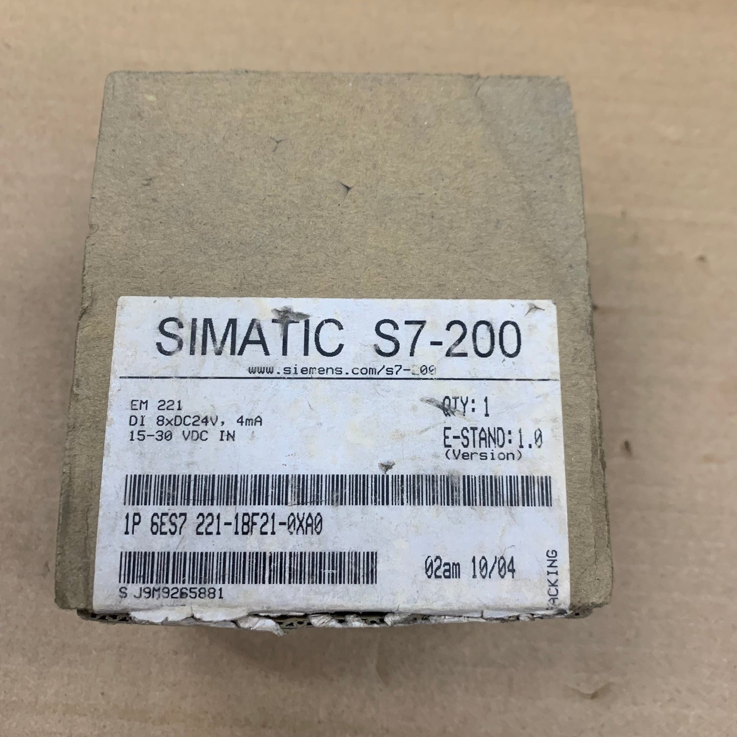 Siemens Simatic S7-200 6ES7221-1BF21-0XA0 Module