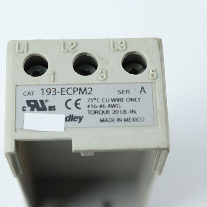 ALLEN BRADLEY CAT 193-ECPM2 DIN RAIL PANEL ADAPTER