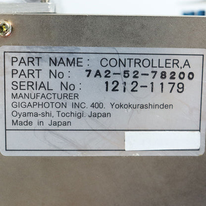 GIGAPHOTON 7A2-52-78200 CONTROLLER