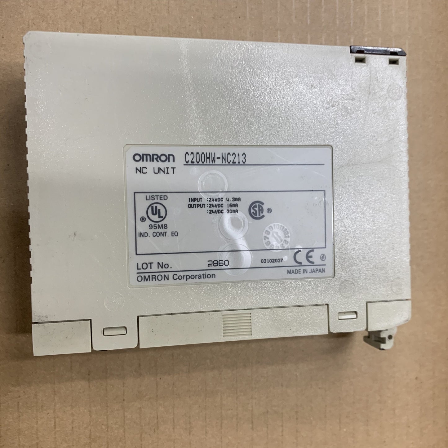 OMRON C200HW-NC213 Control Unit