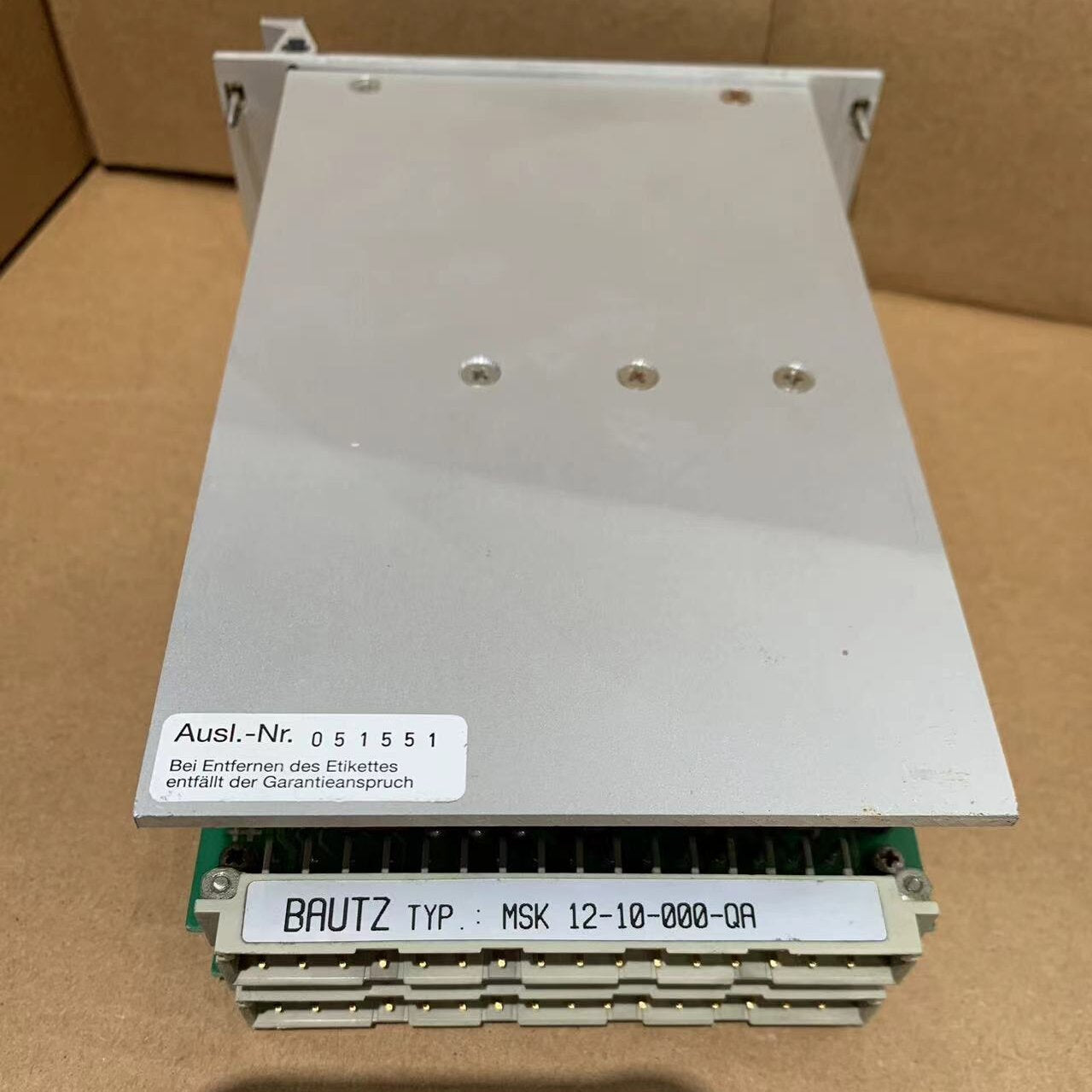 Bautz MSK12-10-000-QA AC Servo Amplifier