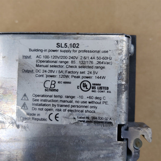 PULS SL5.102 POWER SUPPLY