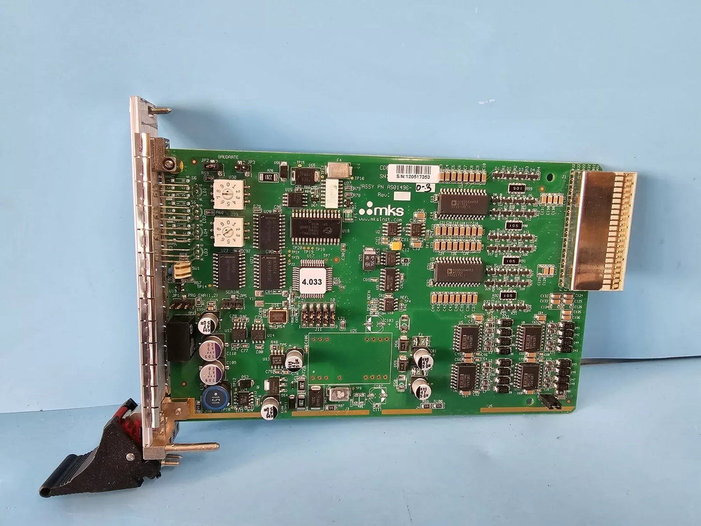 MKS Instruments AS01496-0-3 CDN496R PCB Card AMAT 0190-34283