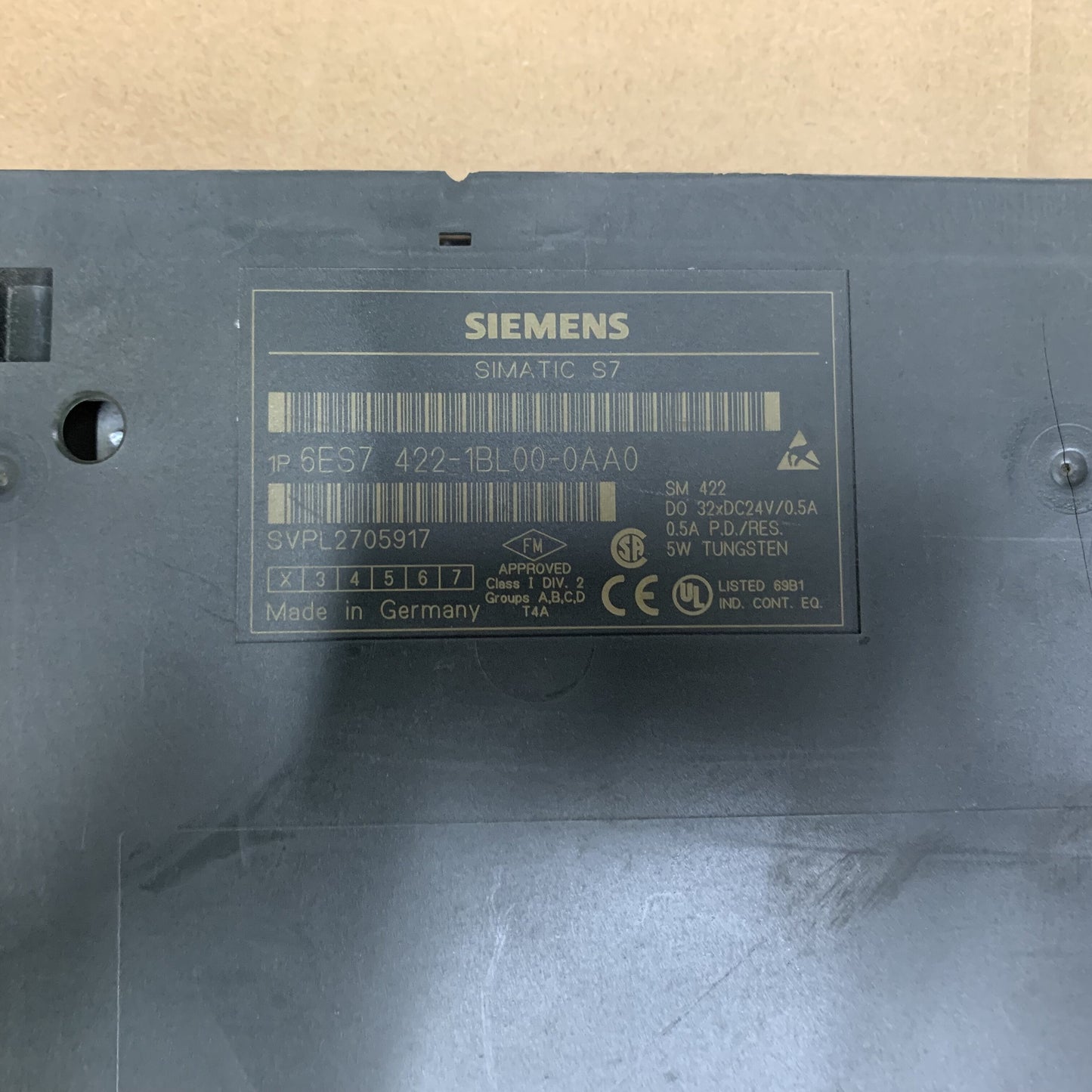 Siemens 6ES7422-1BL00-0AA0 Simatic S7-400 Module