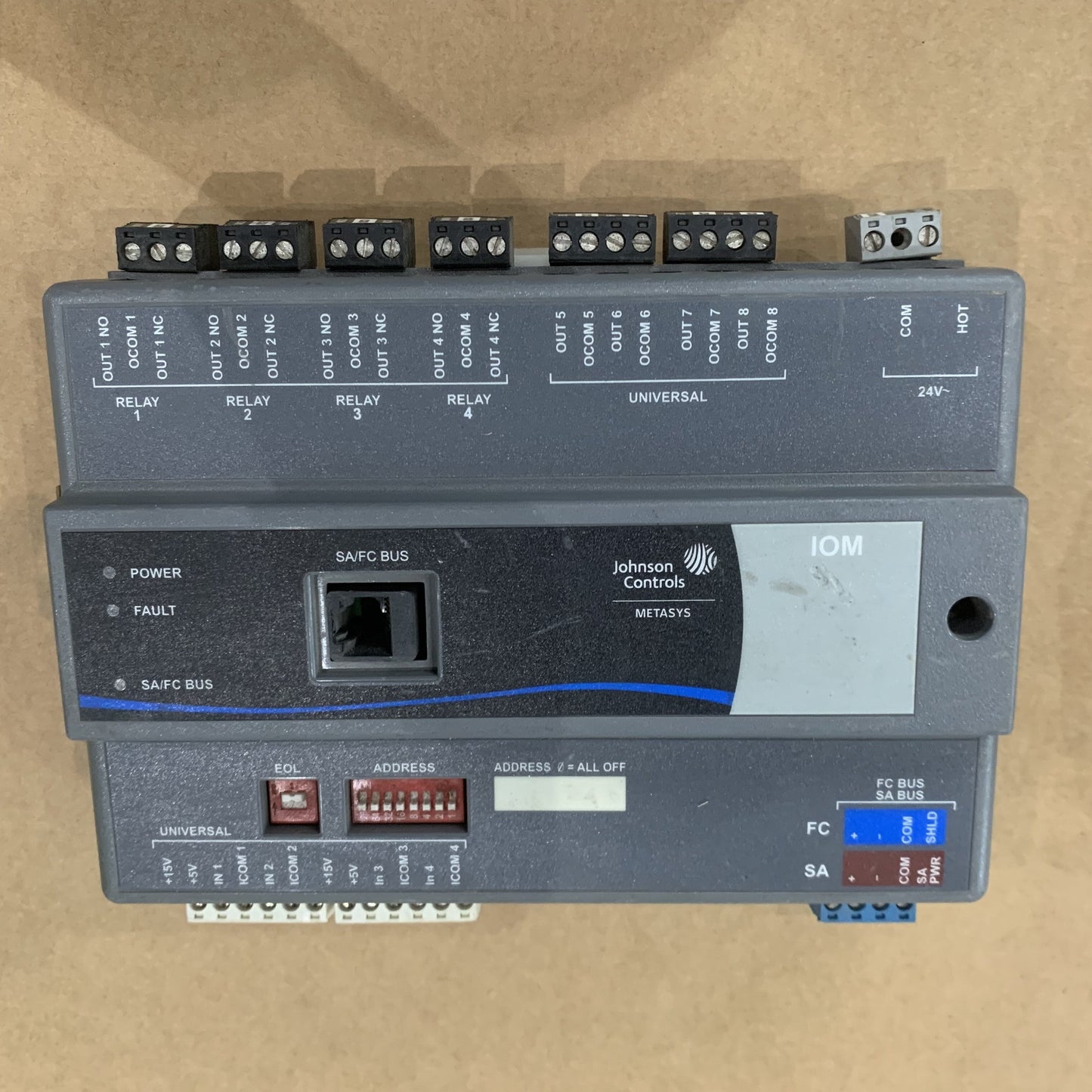 JOHNSON CONTROLS MS-IOM3710-0 PLC MODULE