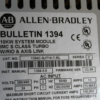 Allen-Bradley 1394C-SJT10-T-RL Servo Drive