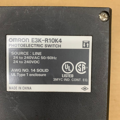 Omron E3K-R10K4 Photoelectric Switch