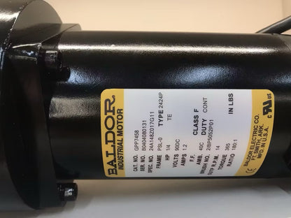BALDOR 2424P 1/4 HP AC GEAR MOTOR