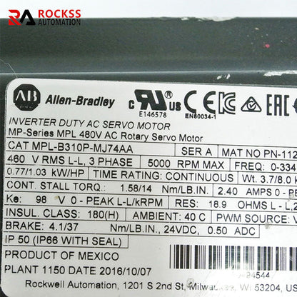 Allen Bradley MPL-B310P-MJ74AA motor