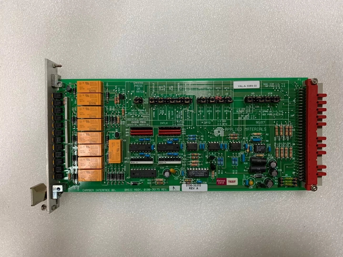 AMAT 0100-35175 0190-35310 ASSY RTP CHAMBER INTERFACE