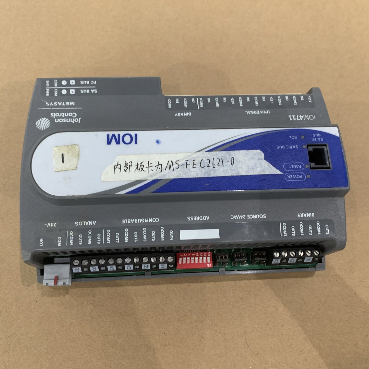 Johnson Controls MS-FEC2621-0 17 Point Field Equipment Controller
