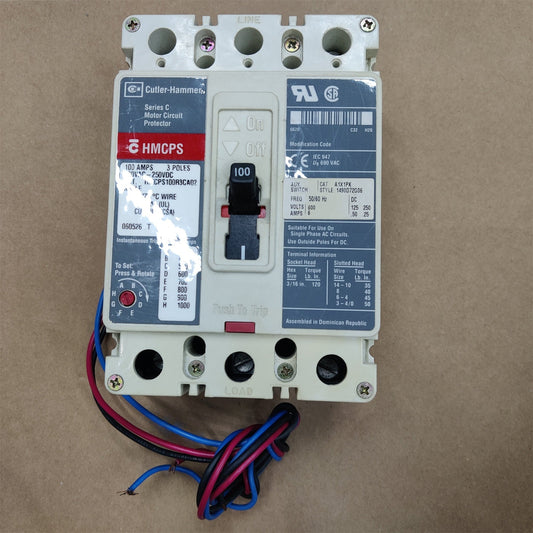 EATON Cutler-Hammer HMCPS100R3CA02 Circuit Breaker