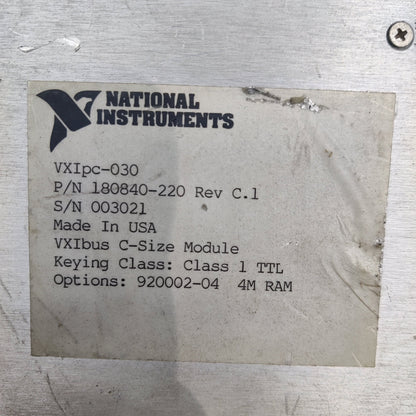 NATIONAL INSTRUMENTS VXlpc-030 Card