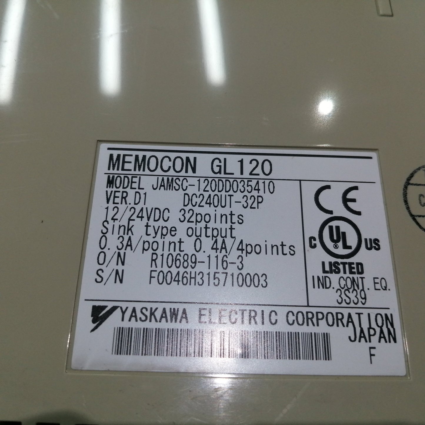 Yaskawa JAMSC-120DD035410 Plc Module