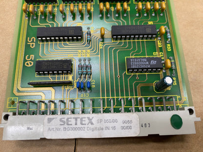SETEX SP050/00 Control Board