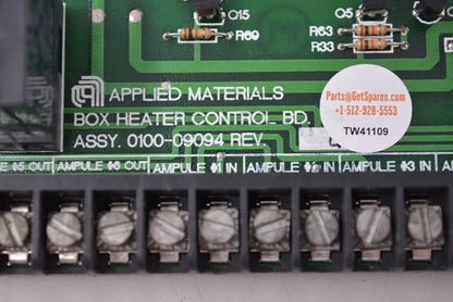 APPLIED MATERIALS AMAT 0100-09094 BOX HEATER CONTROL BOARD