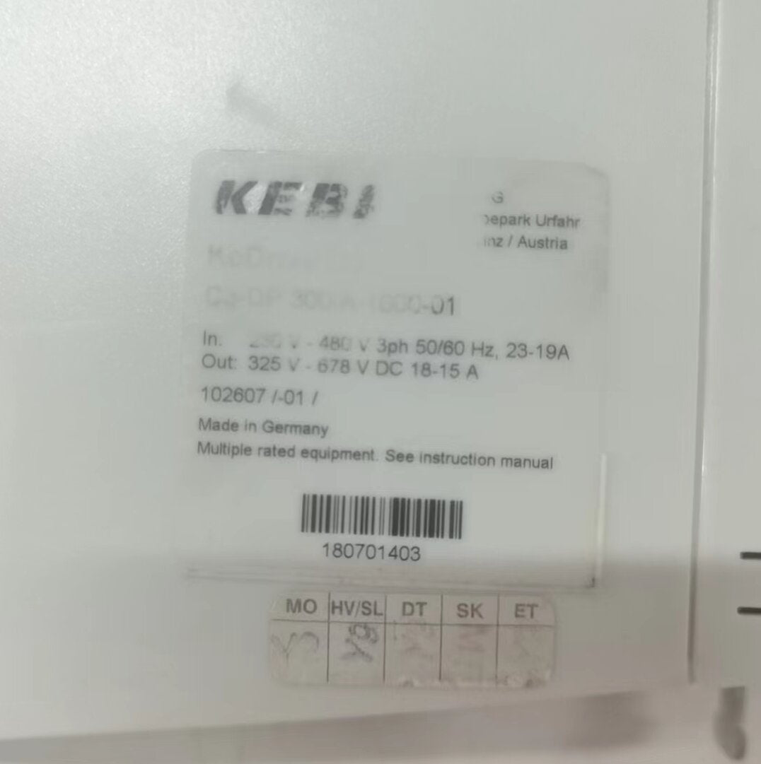 KEBA D3-DP 300A-1000-01 drive