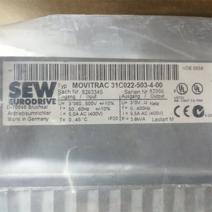 SEW MOVITRAC 31C022-503-4-00 Inverter