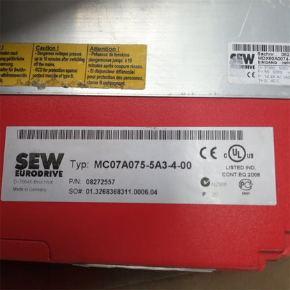SEW MC07A075-5A3-4-00 Drive Inverter