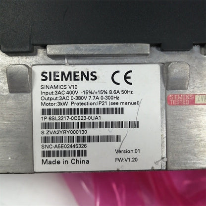 Siemens 6SL3217-0CE23-0UA1 frequency converter