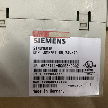 Siemens 6FC5111-0CA03-0AA2 Electronic Module