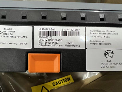 Emerson DELTAV DCS KL4201X1-BA1