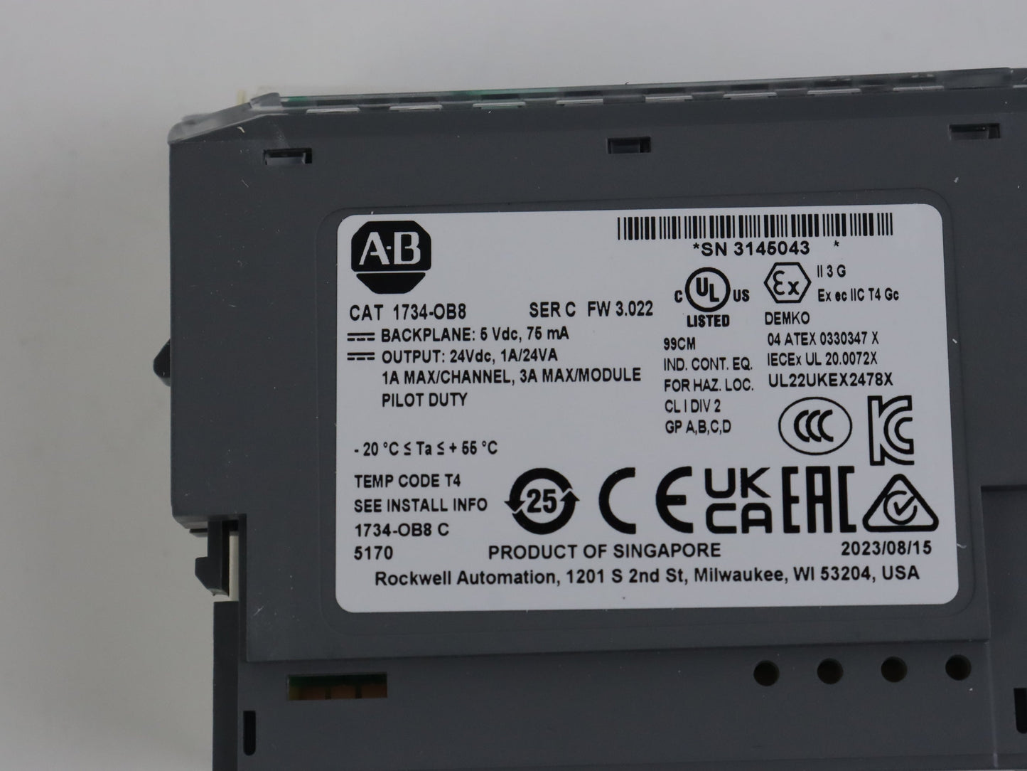 Allen-Bradley 1734-OB8 Point I/O Digital Output Module