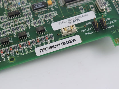 ETEL DSO-SIO111B-002A Circuit Board