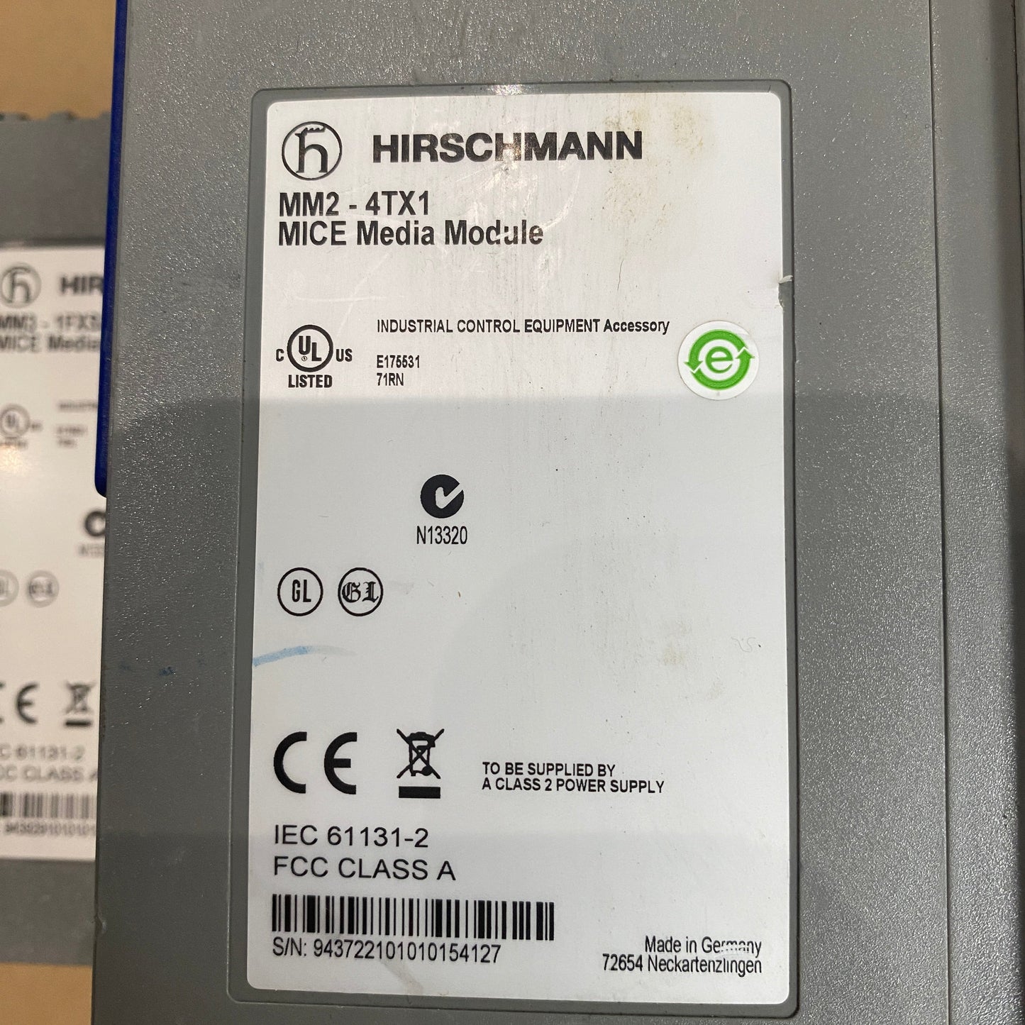 HIRSCHMANN MS20-0800SAAEHH06.0.01 MICE Media Module
