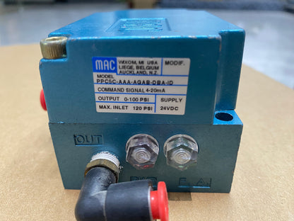 Mac PPC5C-AAA-AGAB-DBA-ID Analog Pressure Proportional Valve
