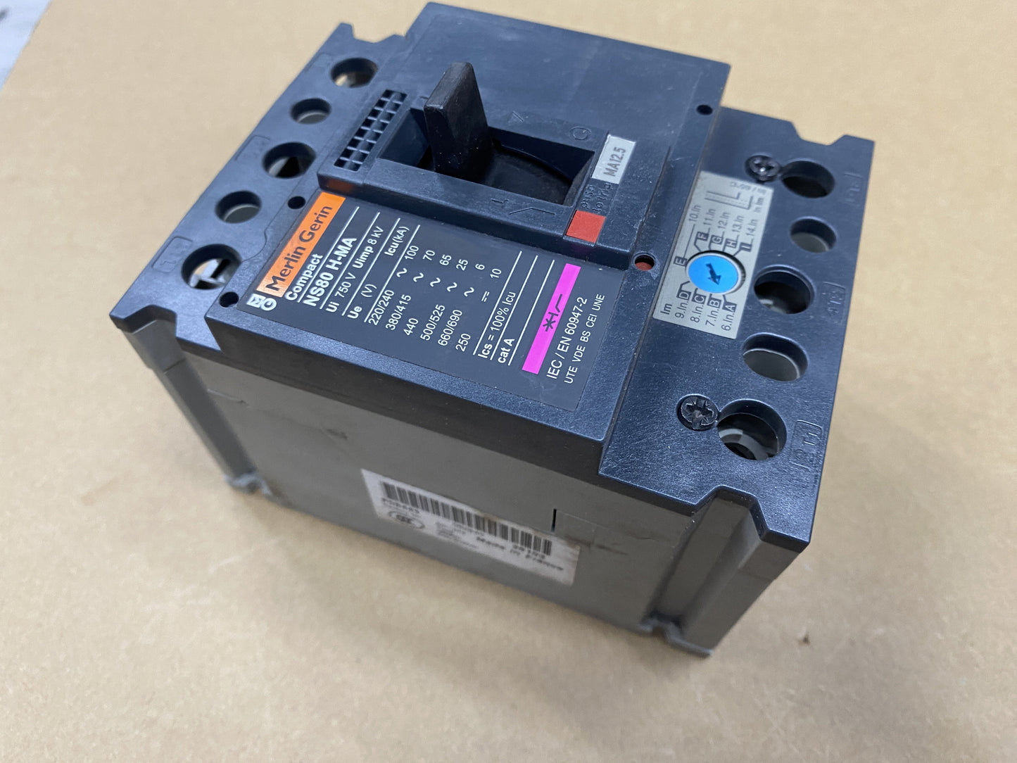 Schneider Electric NS80 H-MA 28104 Circuit Breaker