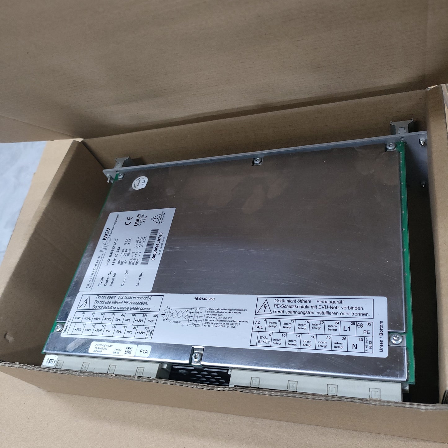 MGV P3310-05121AC POWER SUPPLY