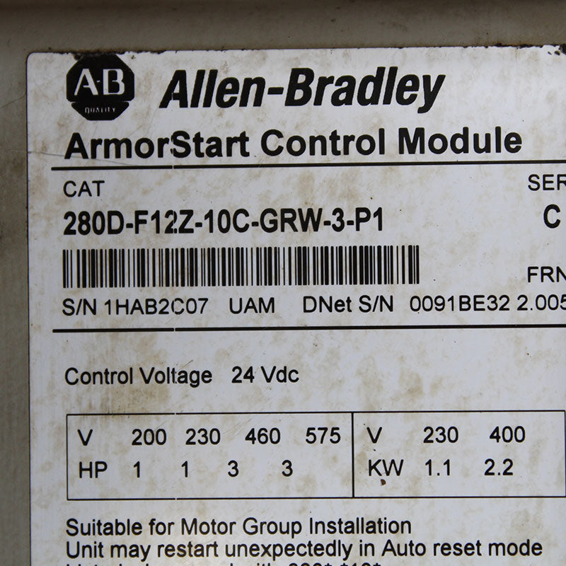 Allen Bradley 280D-FN-10-R 280D-F12Z-10C-GRW-3-P1 C Explosion proof Inverter