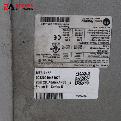 Allen Bradley 20BP205A0ANNANC0 AC Drive