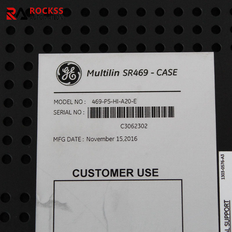 GE SR469-CASE 469-P5-HI-A20-E Relay