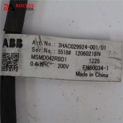 ABB 3HAC029924-001/01 MSMD042RBD1 Servo Motor 0.4KW 220V