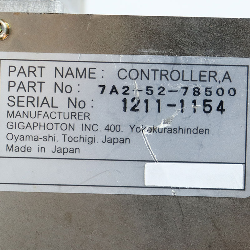 GIGAPHOTON 7A2-52-78500 CONTROLLER