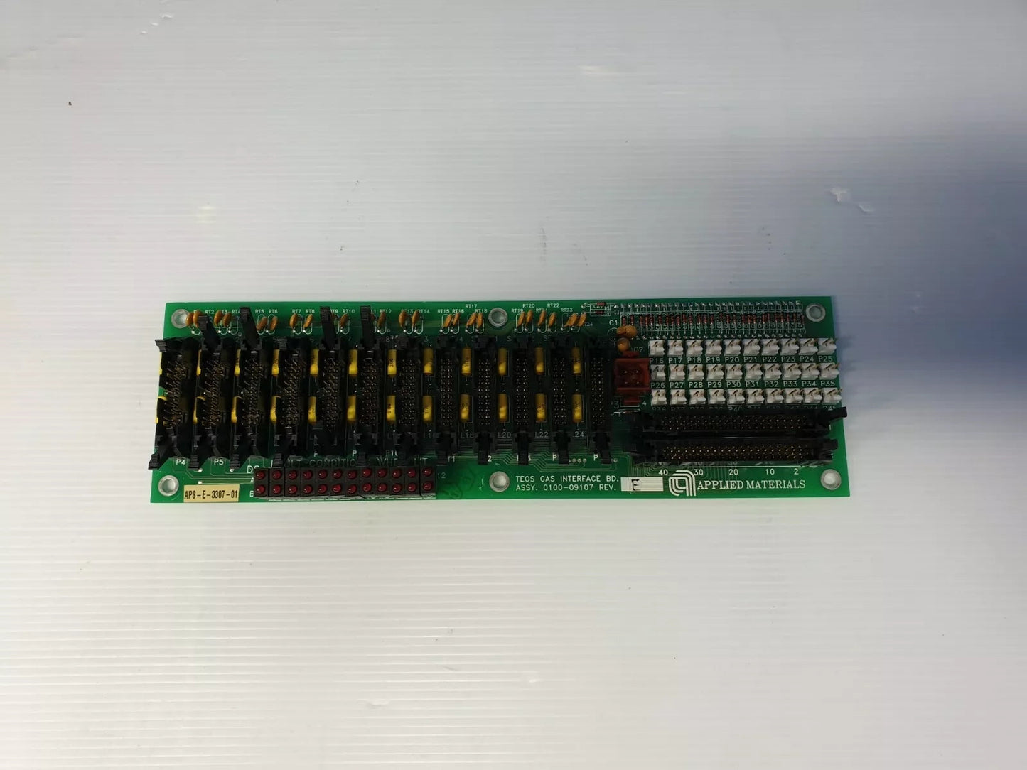 Applied Materials AMAT 0100-09107 TEOS Gas Interface Board