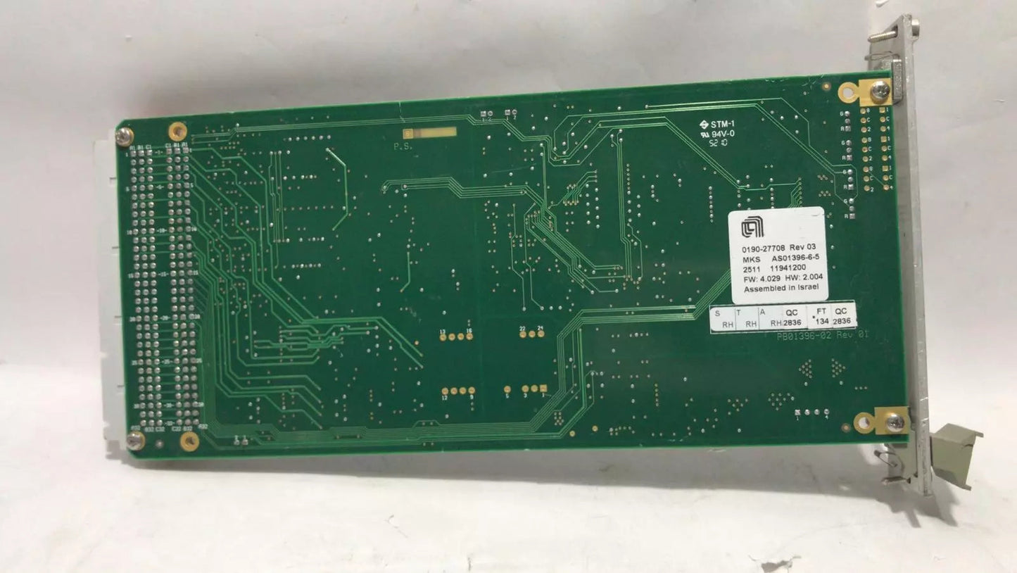 MKS Instruments 0190-27708 CDN396R AS01396-6-5 PCB Card