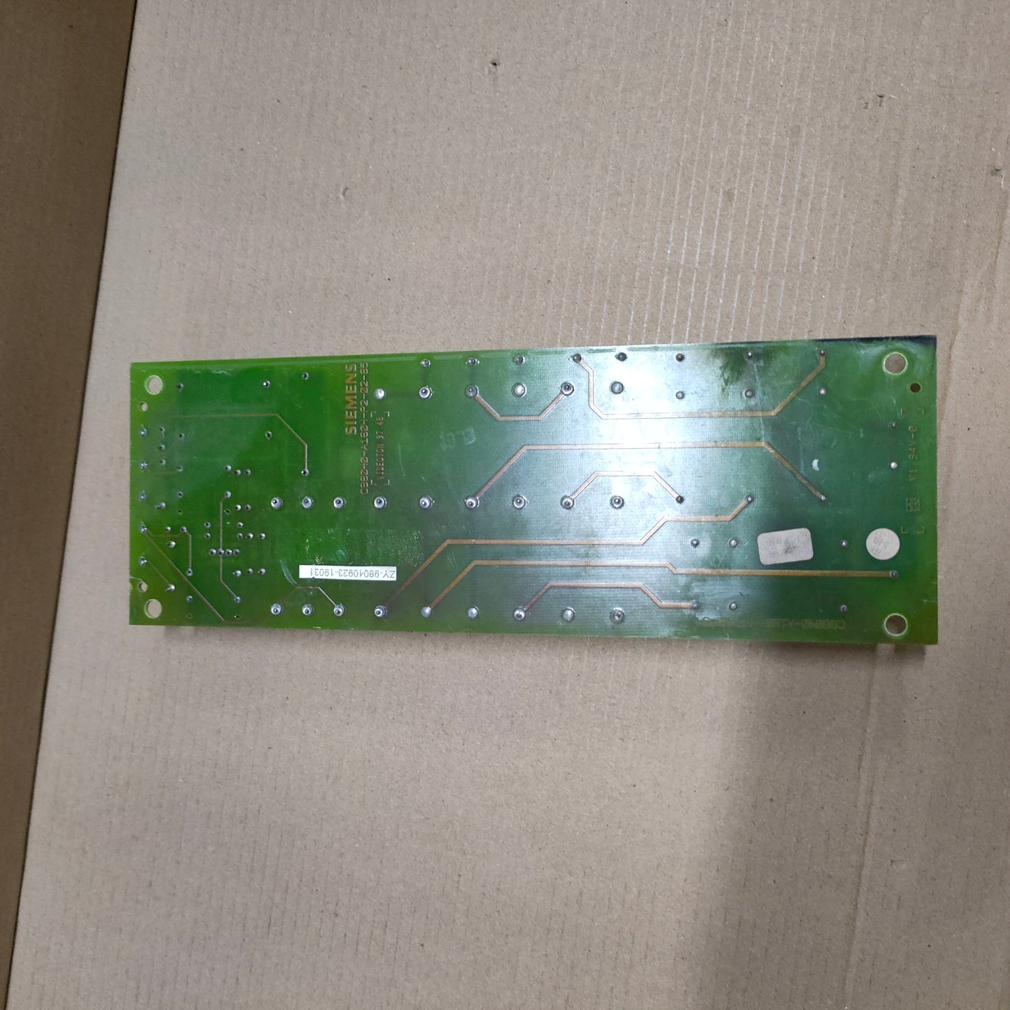 SIEMENS C98043-A1604-L1-5 Governor Driver Board