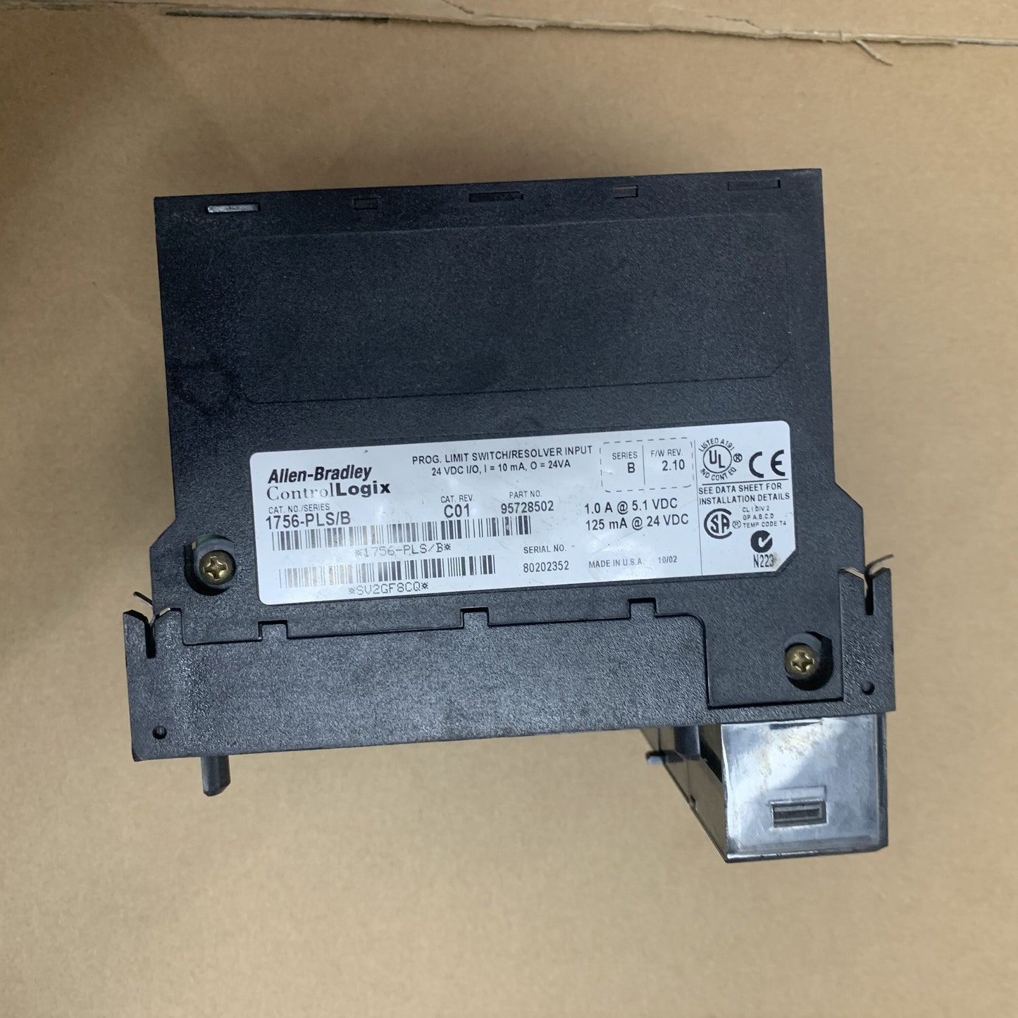 Allen-Bradley 1756-PLS/B Programmable Limit Switch Module